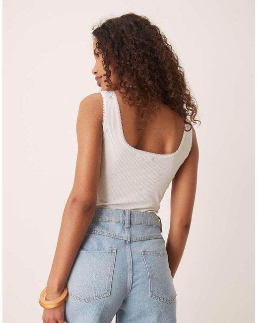 Glamorous Blue Square Neck Bodysuit
