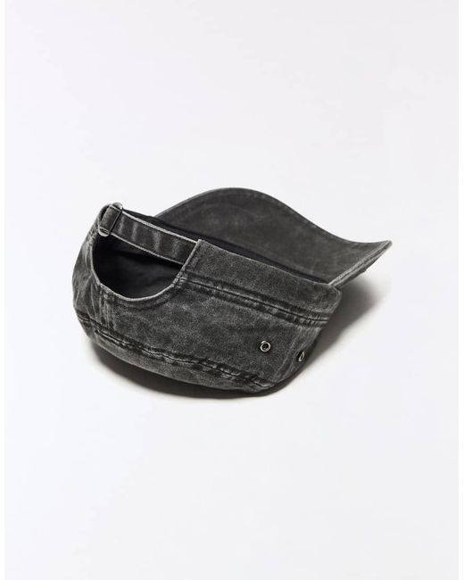 Bershka Gray Twill Cap