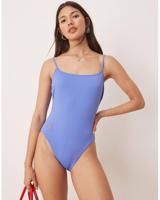 Polo Ralph Lauren Blue Colour Shop Kennedy Swimsuit