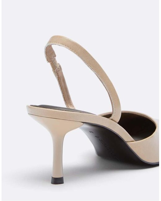 Stradivarius White Basic Stiletto Heels