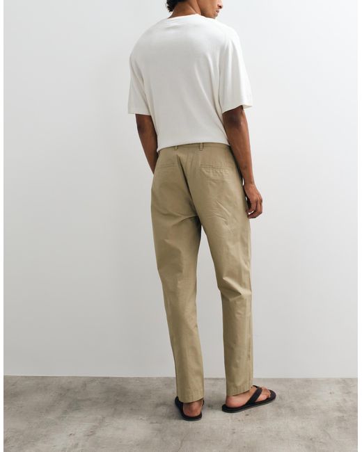 Mango Natural Straight Trouser for men