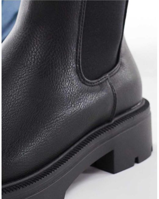 Schuh Blue Abbie Chunky Chelsea Boots