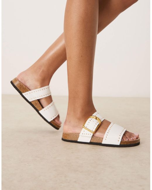 ASOS Natural – fallon – sandalen