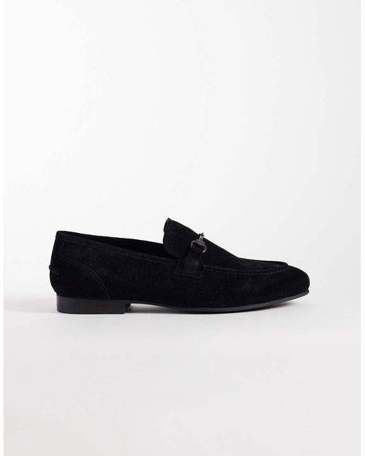 ASOS Blue Slim Loafer With Snaffle for men