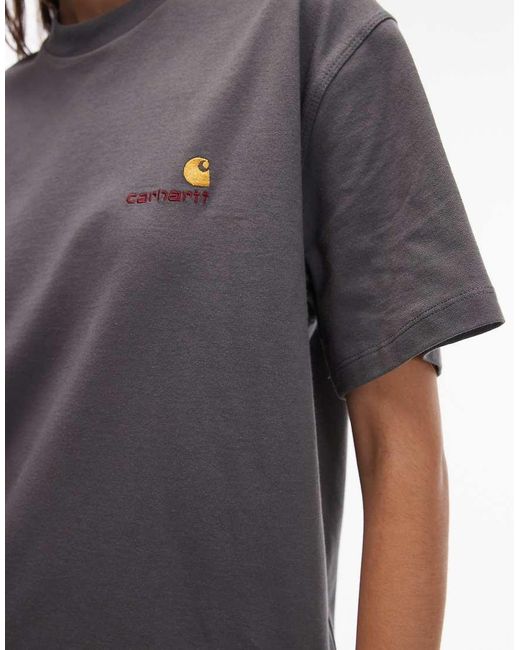 Carhartt American Script in het Gray