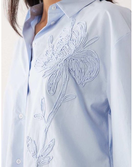 Camicia Classica di Mango in Blue