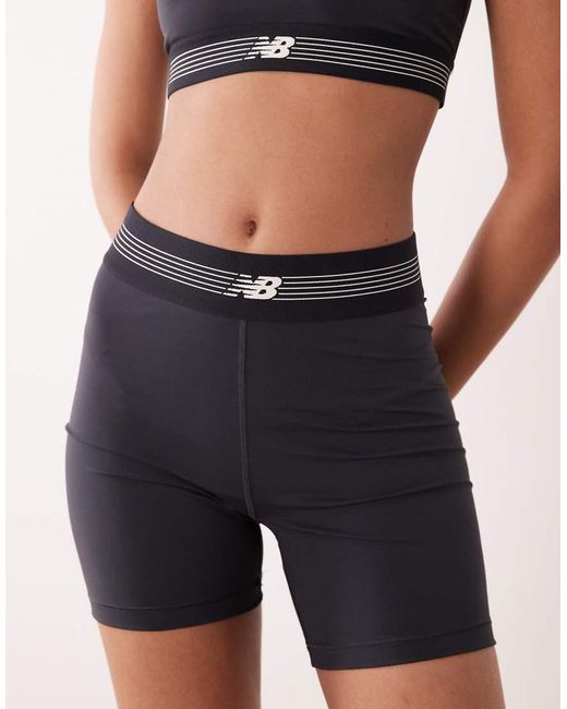 New Balance Blue Ac Fitted Short 5"