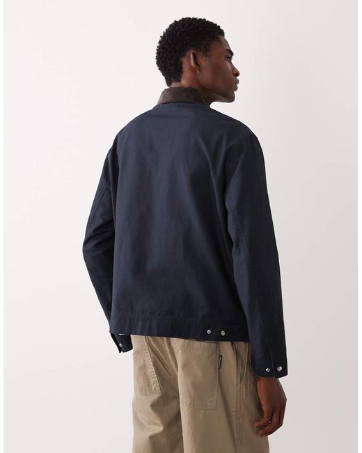 ARKET Blue Canvas Worker Jacket for men