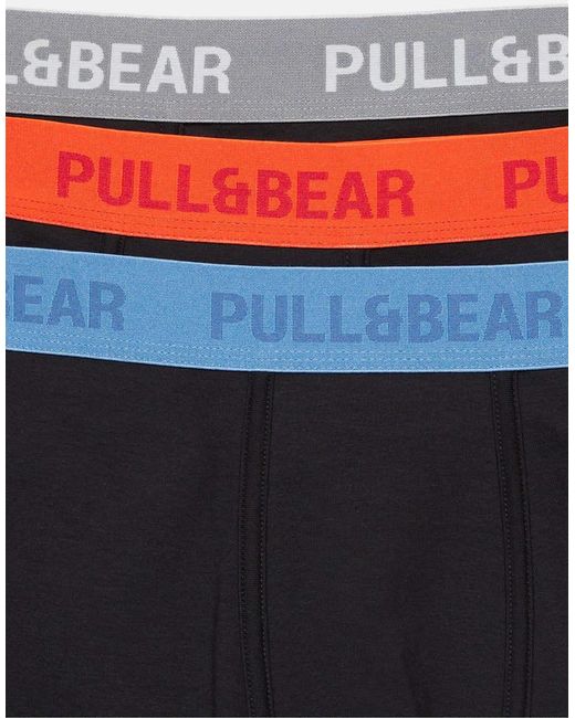 Pull&Bear Multicolor Pack Of 3 Boxers for men