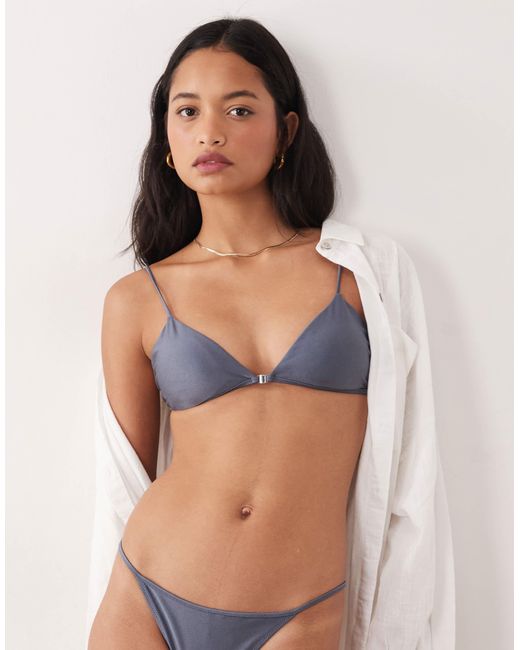 Haut Mango en coloris Blue
