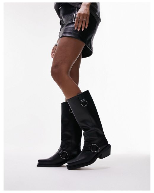 Topshop hotsell biker boot