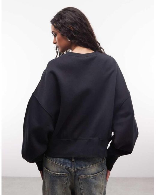 Nike Blue Phoenix Fleece Over-oversized Sweatshirt