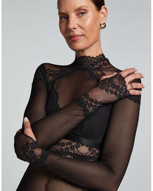 Hunkemöller Black Valentine Daisy Body