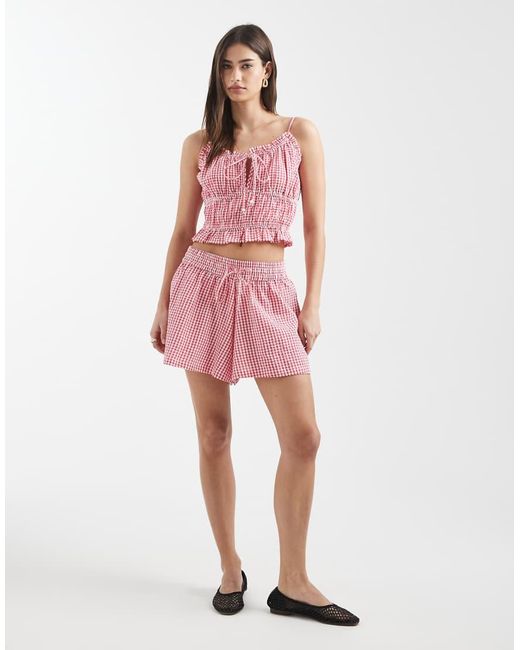 Aray Pink Cami Beach Top