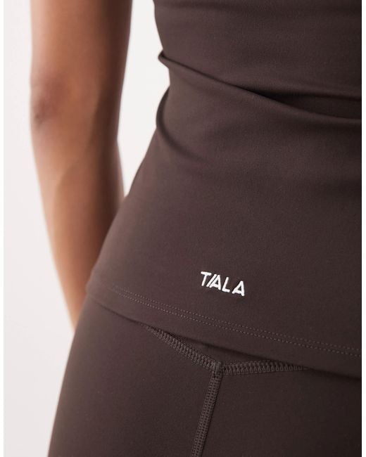 Tala Multicolor Dayflex Ruched Strap Singlet