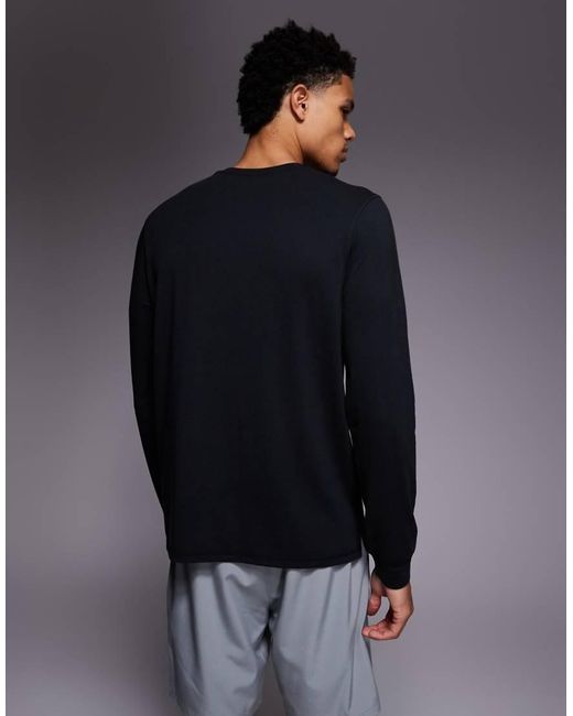 4505 Quick Dry Performance Jersey Long Sleeve Training Top in Blue for ...