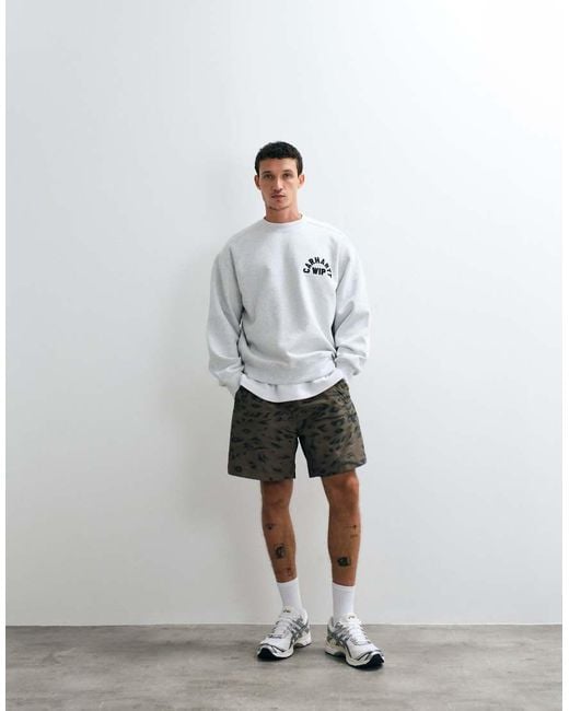 Carhartt White Travon Nylon Shorts for men