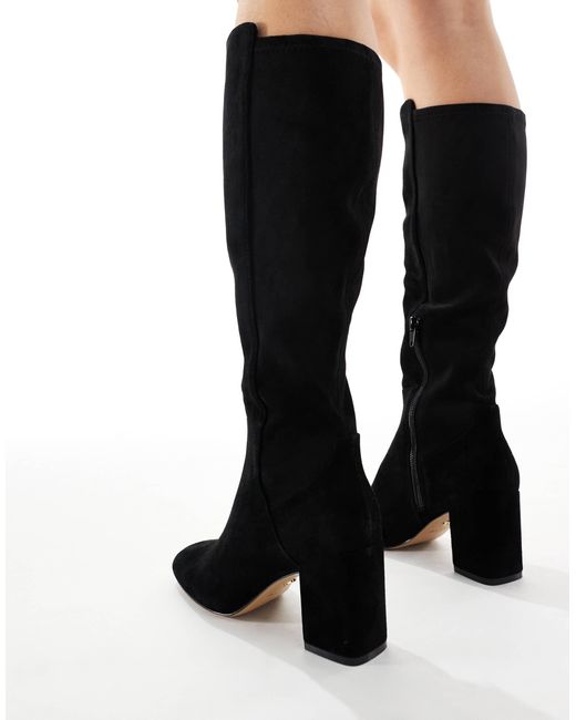 ALDO Black – satori – kniehohe stiefel aus leder