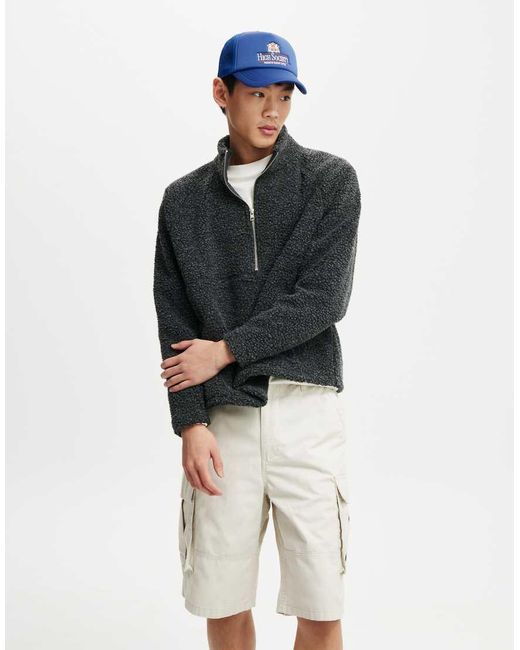 Cotton On Natural Cotton On Baggy Cargo Short for men