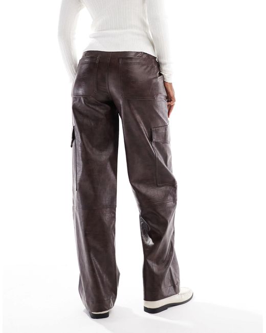 ASOS Brown Cargo Utility Pants