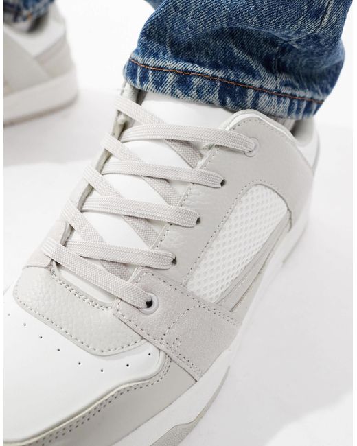 ASOS Blue Multi Panelled Trainers for men