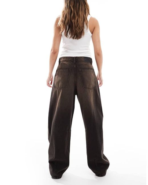 Cotton On Black Barrel Jeans