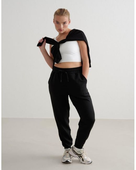 Aim'n White Comfy Modal Pants
