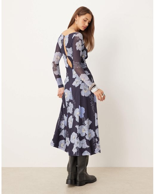 Free People White – calla – midikleid