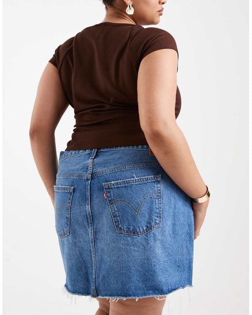 Levi's Blue Plus Icon Skirt