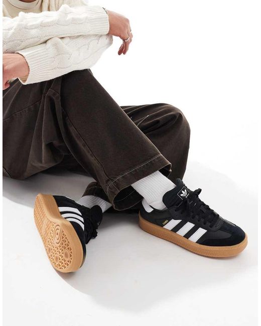 Adidas Originals Blue Samba Xlg Trainers