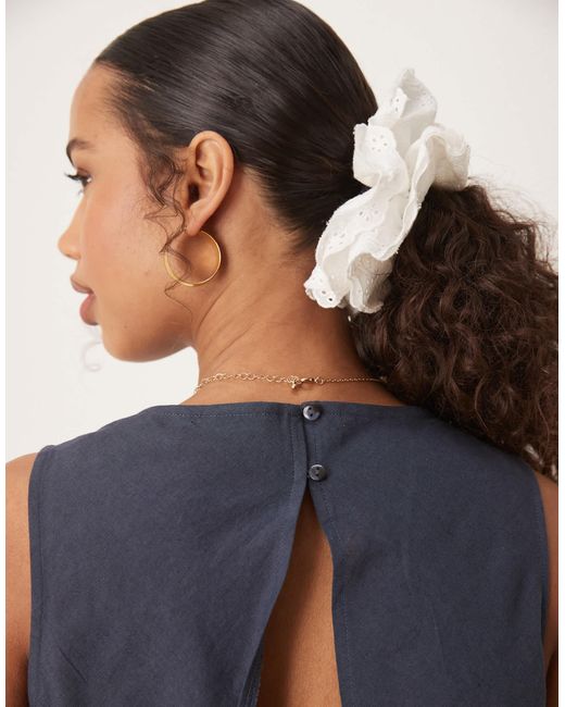 ASOS Blue – zweilagiger jumpsuit