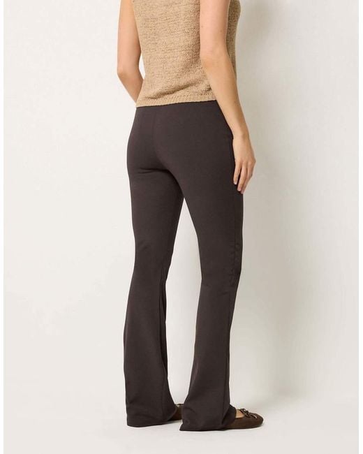 Long Tall Sally Natural Flared Trousers