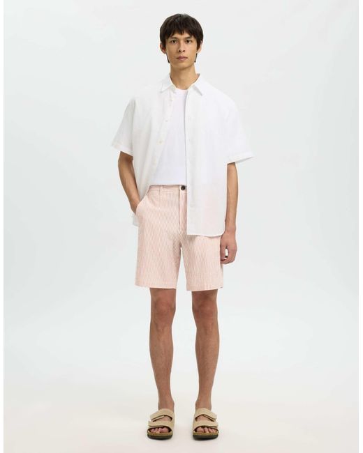 Short - crépuscule SELECTED pour homme en coloris White