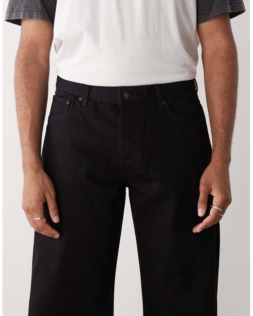 Weekday White Sphere Low Waist Loose Fit Jeans for men