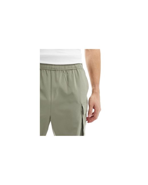 Pantalones cortos s deportivos con bolsillos cargo ASOS 4505 de hombre de color Gray