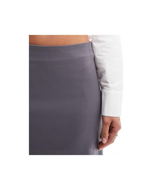 Monki Gray Mini Skirt
