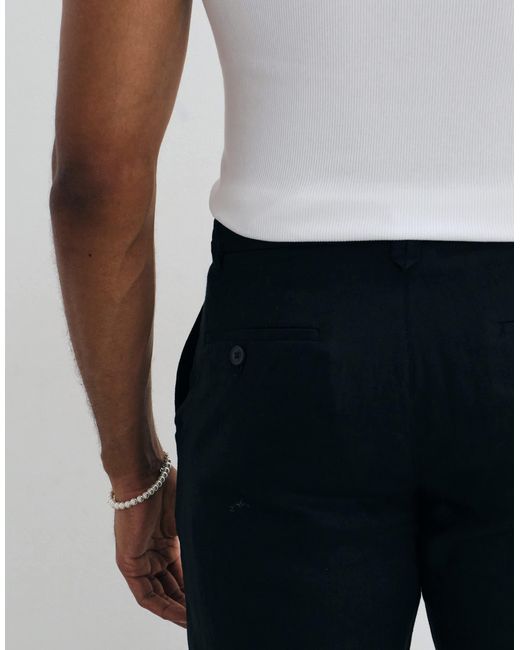 Mango Black Tailored Trouser for men