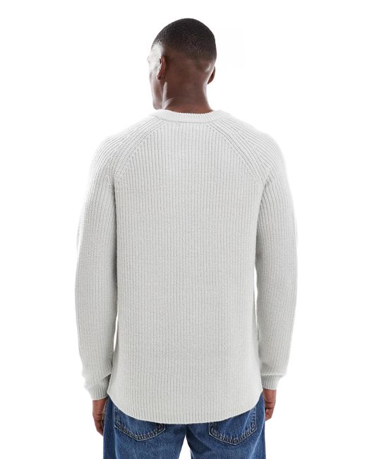 New Look – strickpullover in Gray für Herren