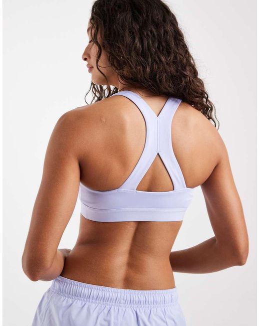 New Balance White Essential Train Sports Bra