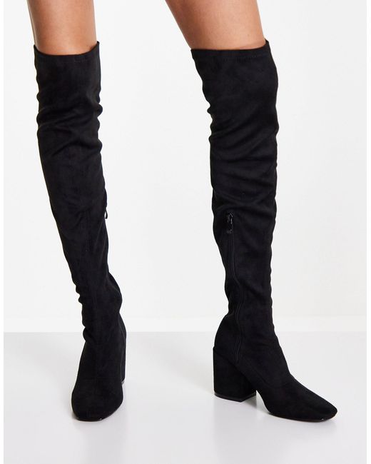 Raid Black Taylah Over-the-knee Boots