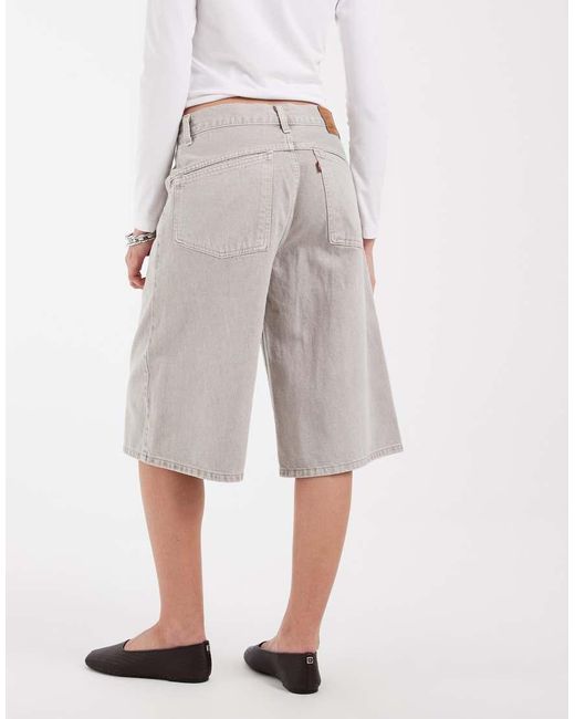 Levi's Gray Super baggy Denim Jort