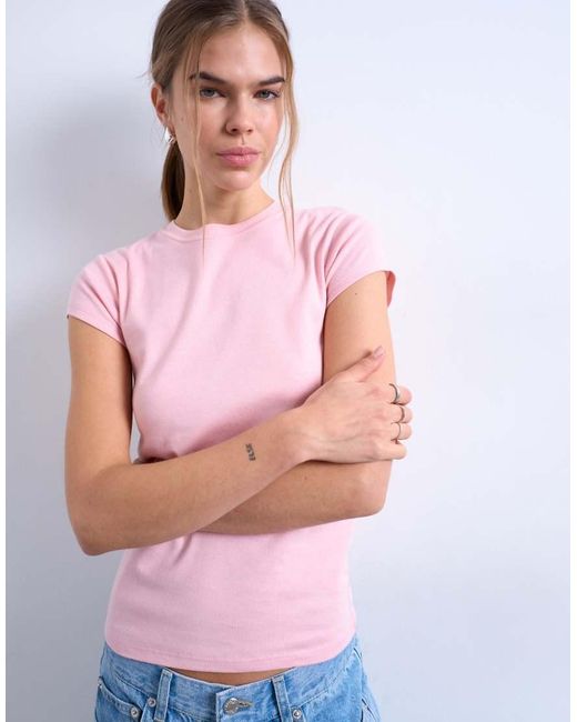 TOPSHOP Pink Everyday Tee
