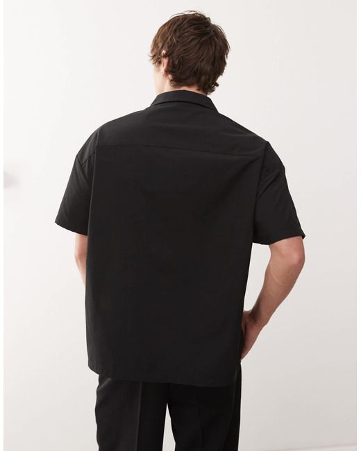Collusion White Spliced Sl Shirt for men