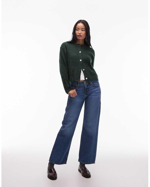Levi's Black Luna Faux Shell Button Cardigan