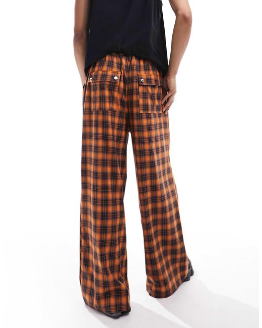 Collusion tartan trousers best sale