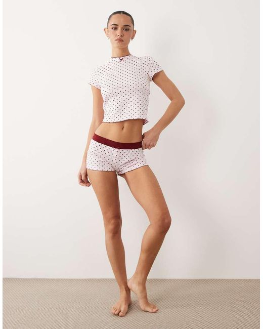 ASOS Pink Mix & Match Pajama Baby Tee