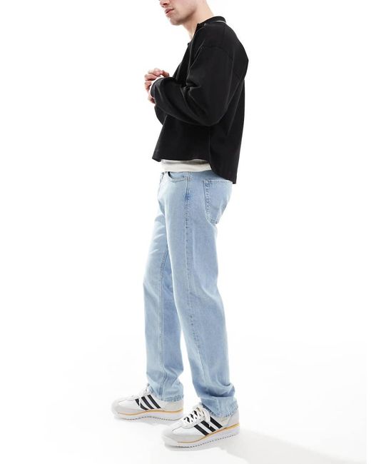 Jack & Jones Blue Chris Straight Jeans for men