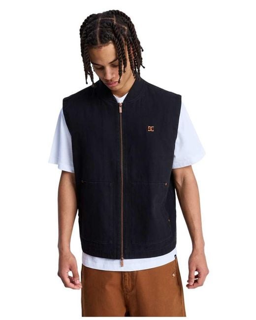 DC Shoes Blue Workshop Canvas Jacket for men