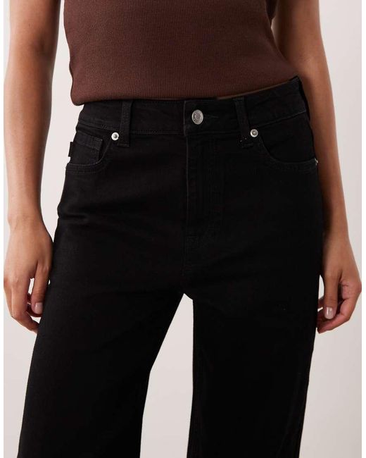 ASOS Black Asos Design Petite Slim Straight Leg Jeans