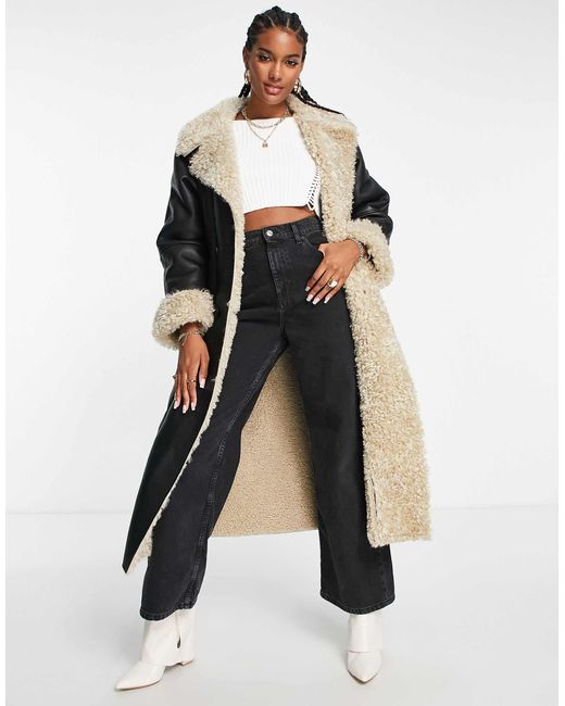 ASOS White – verstärkter trenchcoat